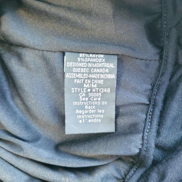 HKR Black Sequins Ruched Holiday Dress, Cocktail V Neck Mini Dress, Size… - Picture 3 of 8